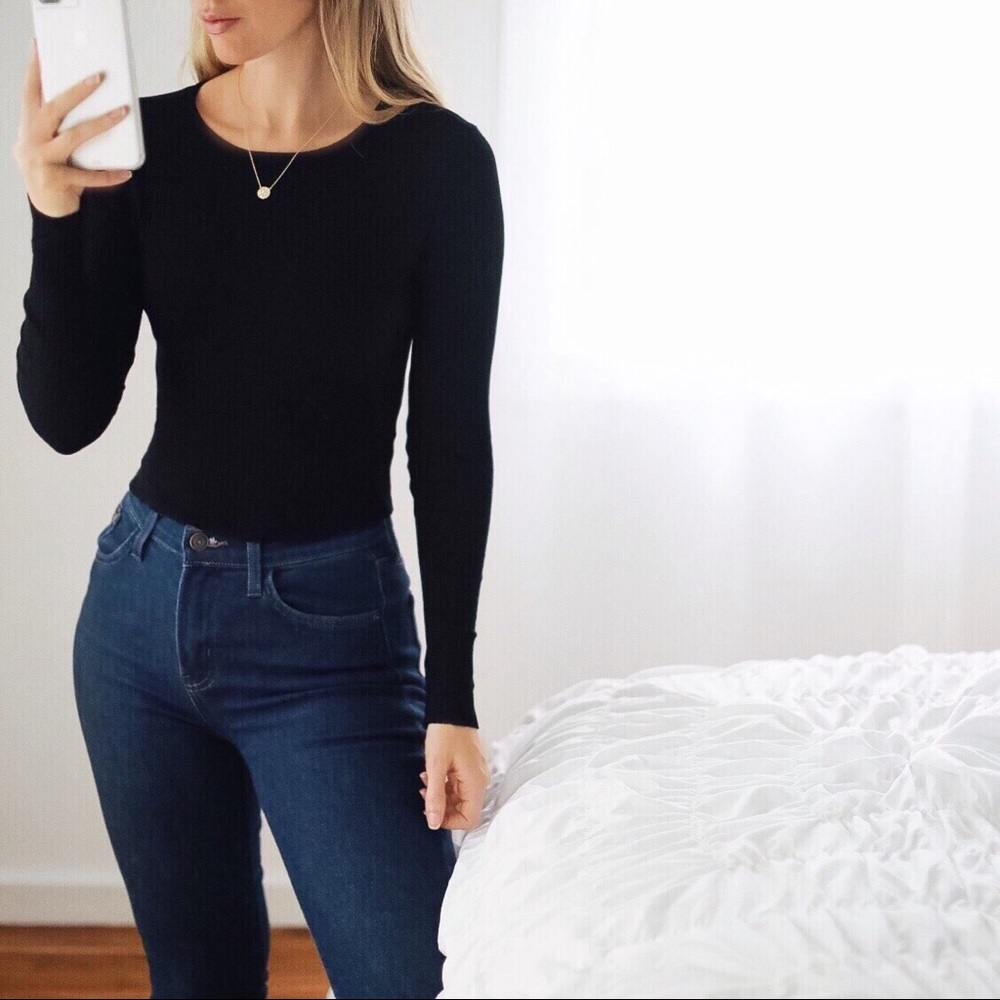 11thstreet | Luxurious Fitted Long Sleeve Top Vol. 2